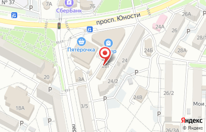 Рыбный магазин в Ставрополе на карте