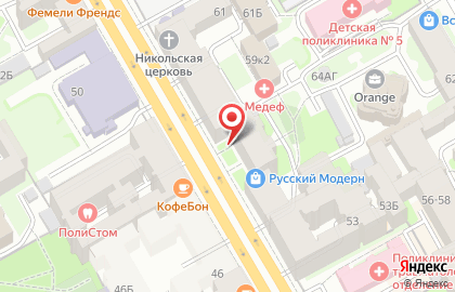 Салон оптики, ИП Воробьев Д.А. на карте