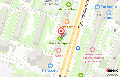 Автошкола СОУК на Пугачевском тракте на карте