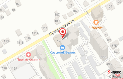 Магазин Продукты на улице Чернышевского на карте