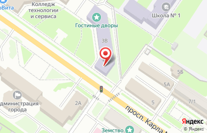 Кингисеппский Отдел Управления Федеральной Службы Судебных Приставов по Ленинградской Области на карте