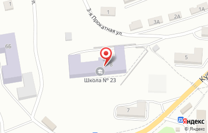 Основная общеобразовательная школа №23 в Челябинске на карте