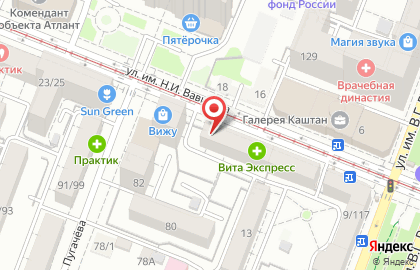 Банкомат УБРиР во Фрунзенском районе на карте