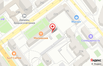 ОАО АКБ РосЕвроБанк на Молодогвардейской улице на карте