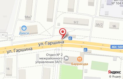 Рублевские колбасы на улице Гаршина на карте
