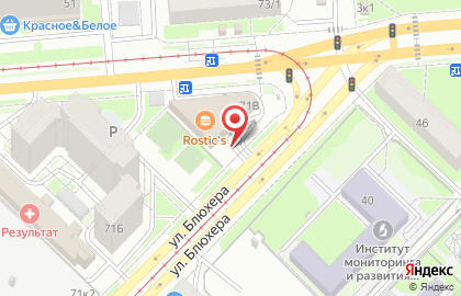 Автостоянка в Новосибирске на карте