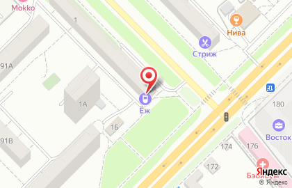 Спортивно-оздоровительный центр Академия тела на улице Егорова на карте