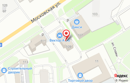Пункт выдачи товара Emex на Московской улице на карте