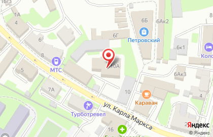 ЗАО Реставрационная мастерская на улице Карла Маркса на карте