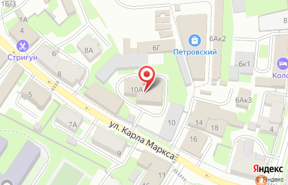 ЗАО Реставрационная мастерская на улице Карла Маркса на карте