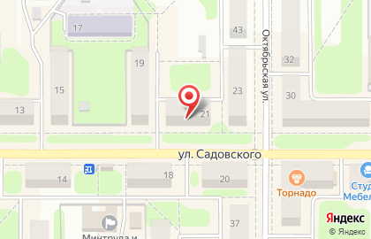Лиля на улице Садовского на карте