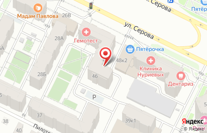 ТСК в Кировском районе на карте