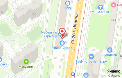 Фирменный магазин Арена в Привокзальном районе на карте