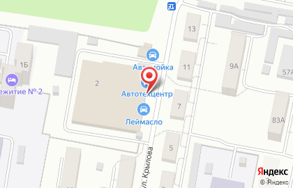 Магазин разливных напитков Beer & Fish на улице Крылова на карте