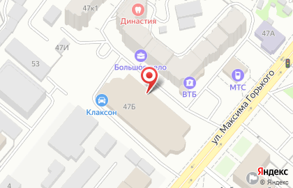 Инженерная компания Бриз на улице Максима Горького на карте