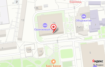 Ледовая арена Оранжевый лёд на карте