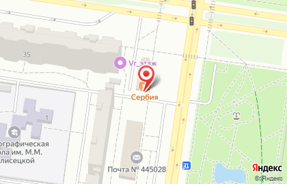 Кафе-гриль Сербия на Революционной улице на карте