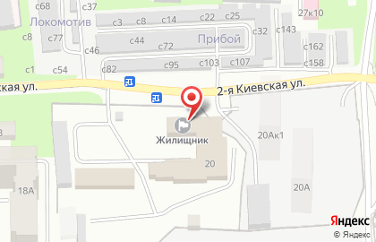 Аварийно-ремонтная служба, ОАО Жилищник на карте