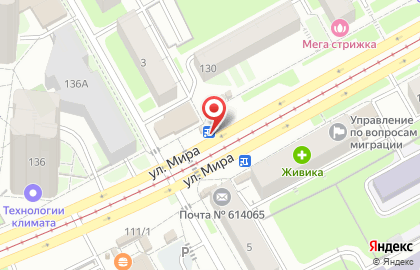 Магазин и киоск печатной продукции на улице Мира на карте