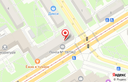 Почта России в Санкт-Петербурге на карте