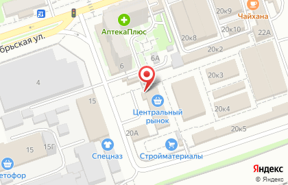 Киоск фастфудной продукции на Октябрьской улице на карте