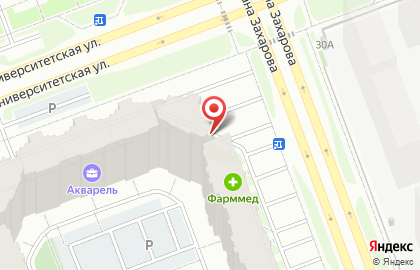 Аптека на Захарова на карте