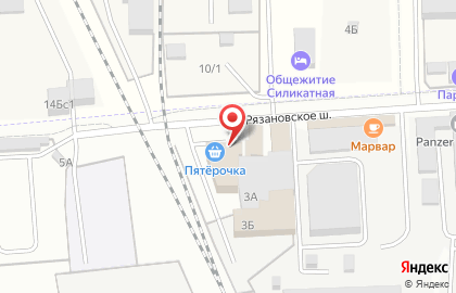 Супермаркет Пятёрочка в Москве на карте