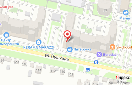 Салон межкомнатных дверей Рада в Ленинском районе на карте