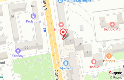 Торговая фирма ЭлитПласт на Советской улице на карте