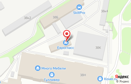 ООО Еврогласс-Екатеринбург на карте