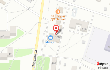 Южный на Полевой улице на карте