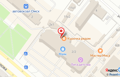 Банкомат Промсвязьбанк на проспекте Комарова на карте