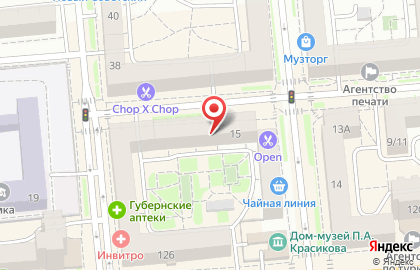 Гостиница в квартирах Байкал в Железнодорожном районе на карте