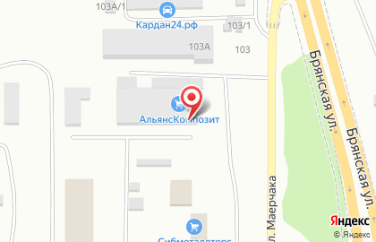 Транспортная компания Энергия в Красноярске на карте