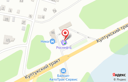 АЗС РосНефть на карте