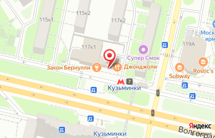 ООО Сивма на Волгоградском проспекте на карте