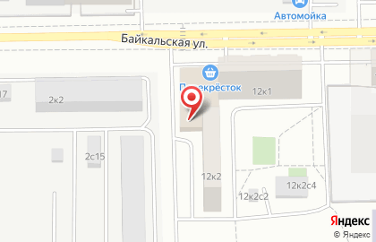 Дом Лайн на Байкальской улице на карте