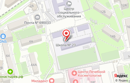 Участковая избирательная комиссия №712 в Первореченском районе на карте