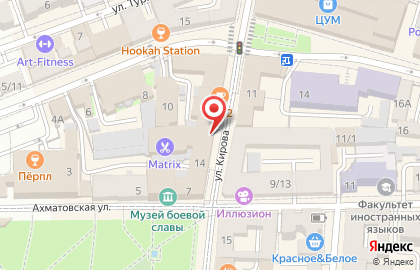 Пневматический тир на улице Кирова на карте