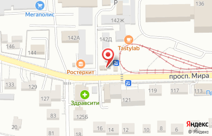 Магазин Русский хлеб на проспекте Мира на карте
