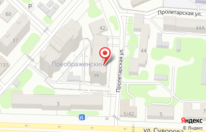 КБ Мегаполис на Пролетарской улице на карте