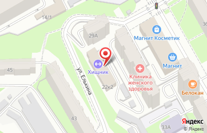 Военно-спортивный клуб Хищник на улице Седова на карте