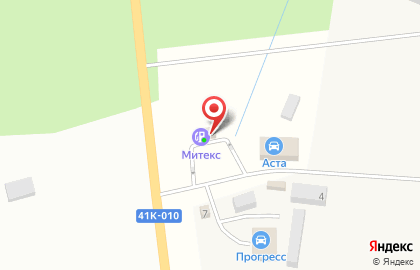 Заправочная станция Митекс на Красносельском шоссе на карте