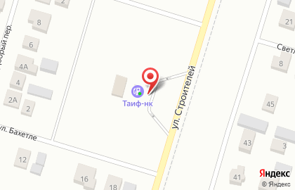 Таиф-нк азс на улице Строителей в Елабуге на карте