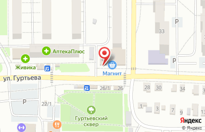 Магазин посуды и хозяйственных товаров в Ленинском районе на карте