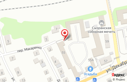 Автомойка на Декабристов, 55 на карте