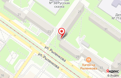Правовой центр недвижимости Империал на улице Рыленкова на карте
