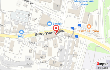 Банкомат Приморье на Волгоградской улице на карте