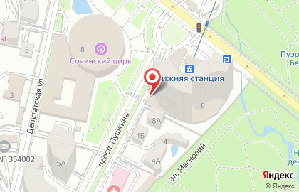 Интерьерный салон Март на проспекте Пушкина на карте