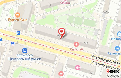 Салон оптики Корд Оптика на Революционной улице на карте